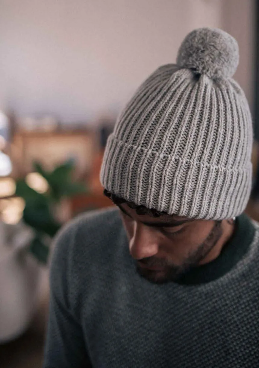 Montlimart BONNET POMPOM GRIS CLAIR GrisClair Cheap