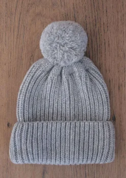 Montlimart BONNET POMPOM GRIS CLAIR GrisClair Cheap