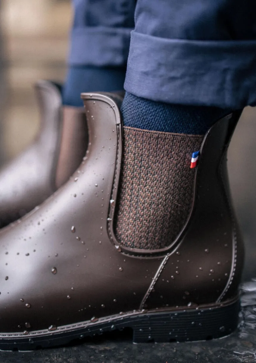 Montlimart BOOTS MONTPLUIE MARRON JACQUARD MarronJacquard Hot