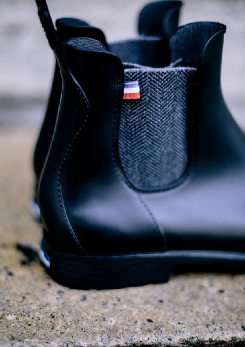 Montlimart BOOTS MONTPLUIE NOIR CHEVRONS NoirChevrons Clearance
