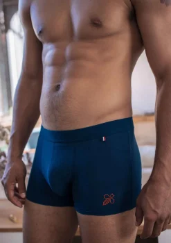 Montlimart BOXER QUOTIDIEN Marine/Orange Outlet