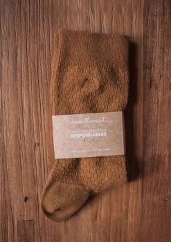 Montlimart CHAUSSETTES ALVEOLE Ocre Cheap