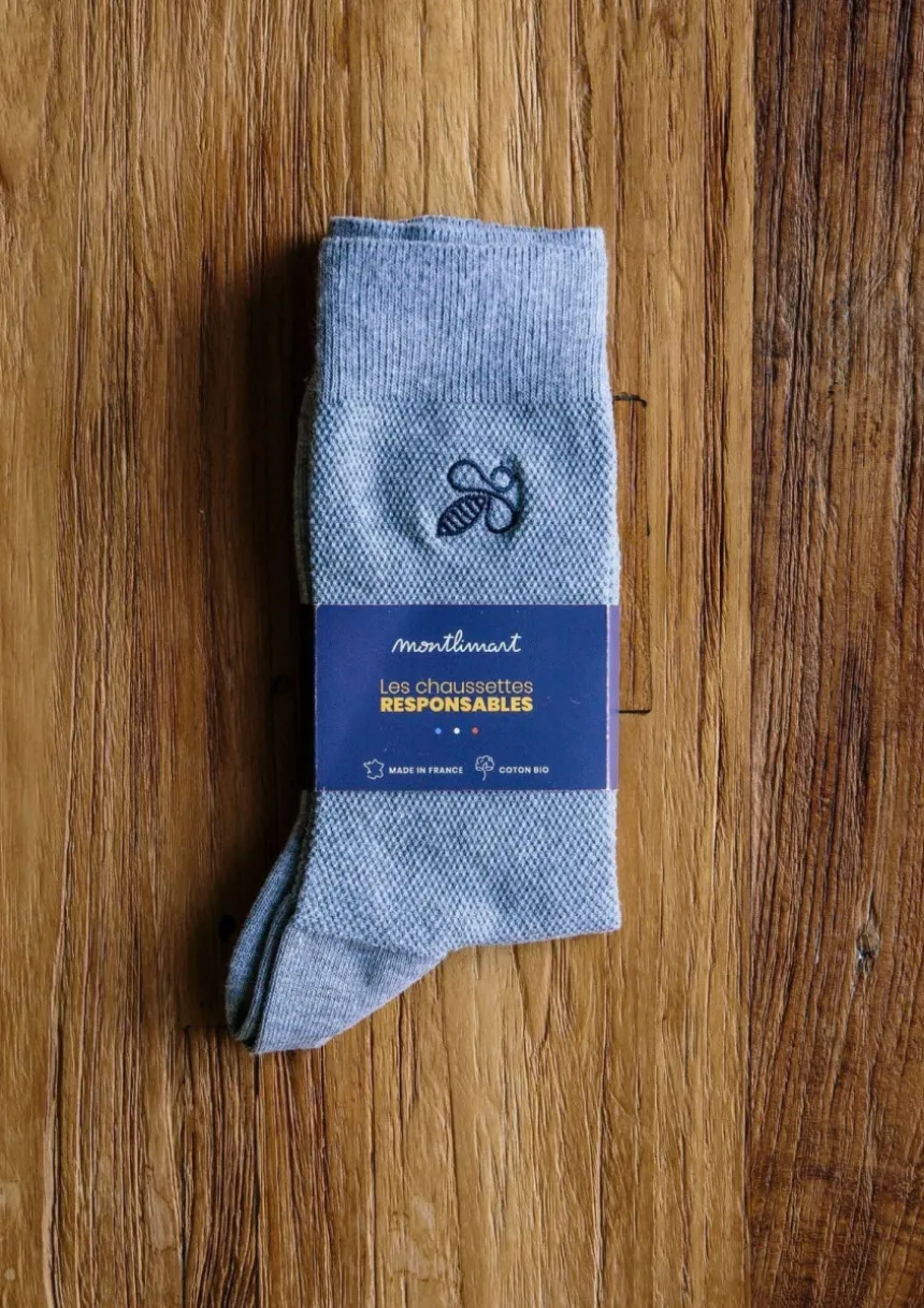 Montlimart CHAUSSETTES MONTLISOCKS GRIS CLAIR GrisClair New