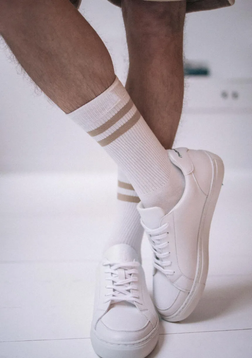 Montlimart CHAUSSETTES TENNIS Beige Flash Sale