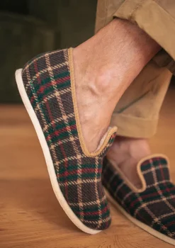 Montlimart CHAUSSONS MARTIN TARTAN MARRON TartanMarron Best Sale