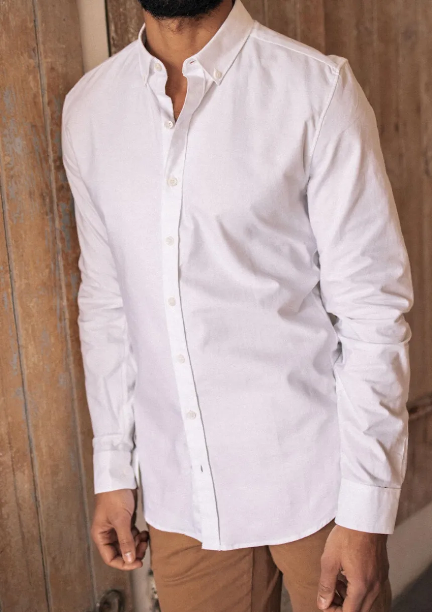 Montlimart CHEMISE CENTRE BOURG Blanc New