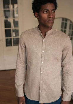 Montlimart CHEMISE CHEVRONS MARRON ChevronsMarron Flash Sale