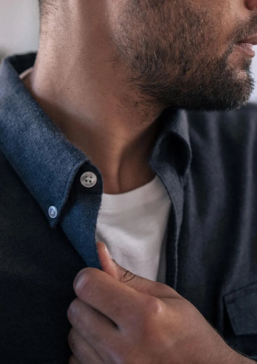 Montlimart CHEMISE SURTOUT Anthracite Cheap