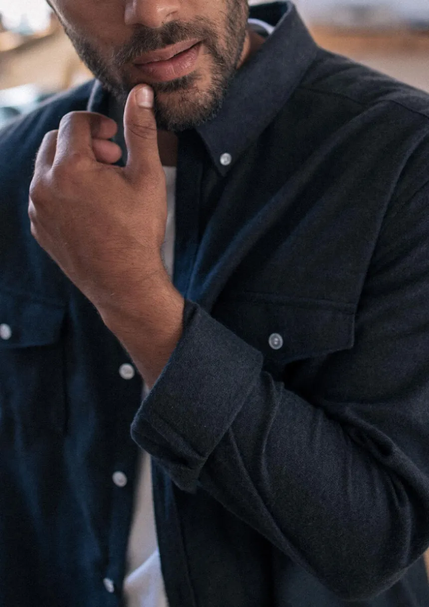 Montlimart CHEMISE SURTOUT Anthracite Cheap