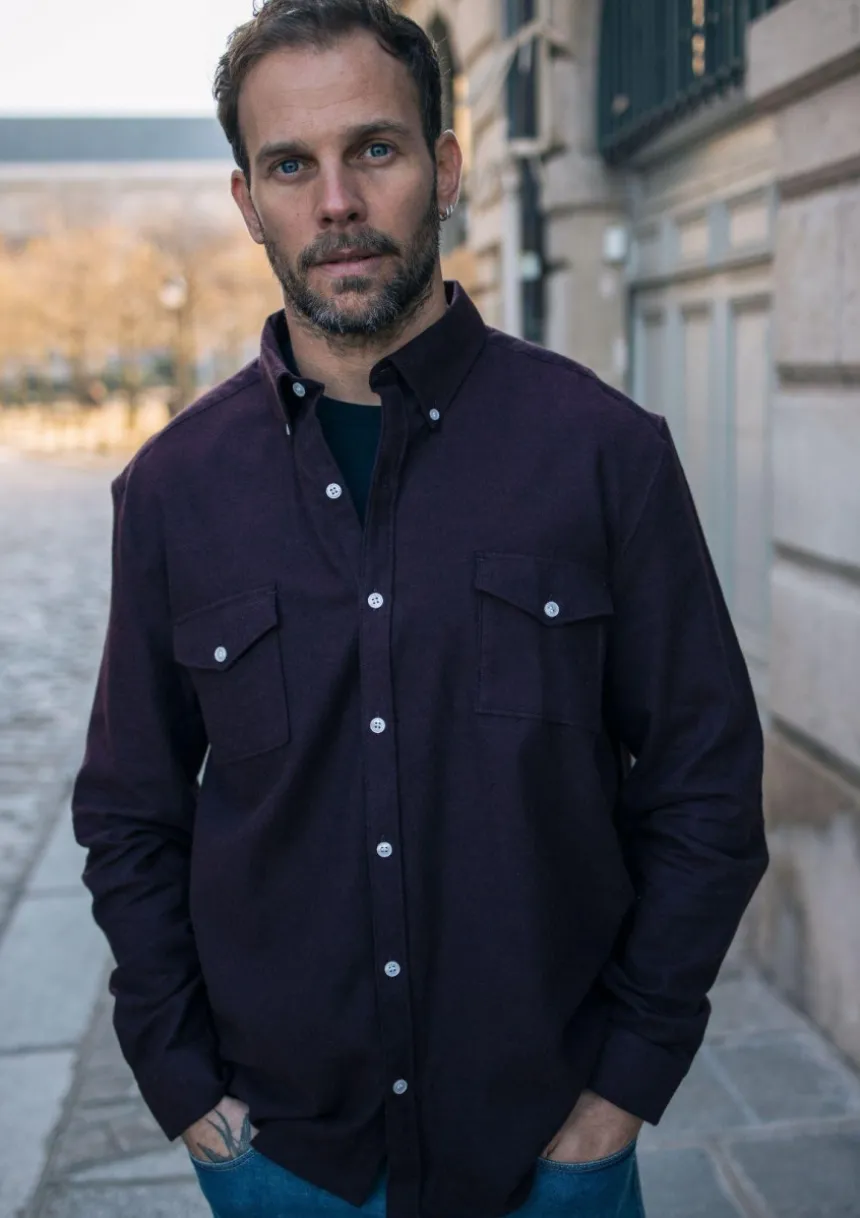 Montlimart CHEMISE SURTOUT Bordeaux Outlet