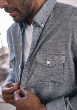 Montlimart CHEMISE SURTOUT Gris Cheap