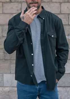 Montlimart CHEMISE SURTOUT VERT KAKI VertKaki Best Sale