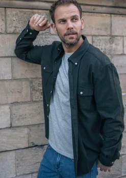 Montlimart CHEMISE SURTOUT VERT KAKI VertKaki Best Sale