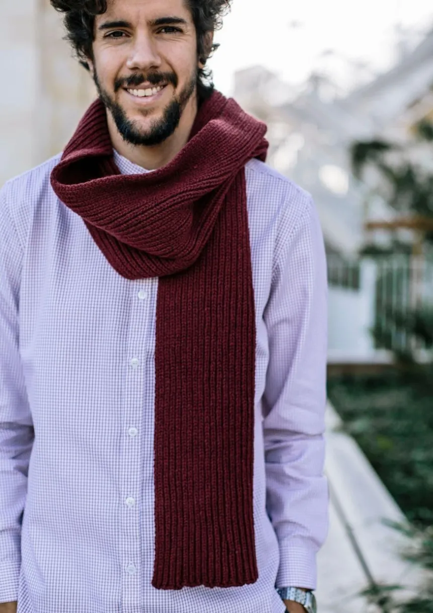 Montlimart ECHARPE CHANTERELLE Bordeaux Discount