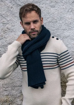 Montlimart ECHARPE CHANTERELLE Marine Flash Sale