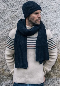 Montlimart ECHARPE CHANTERELLE Marine Flash Sale