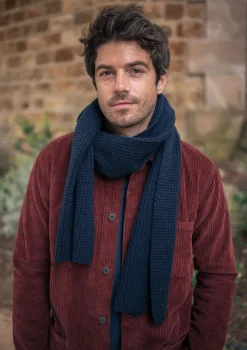 Montlimart ECHARPE GAUFRE Marine Clearance