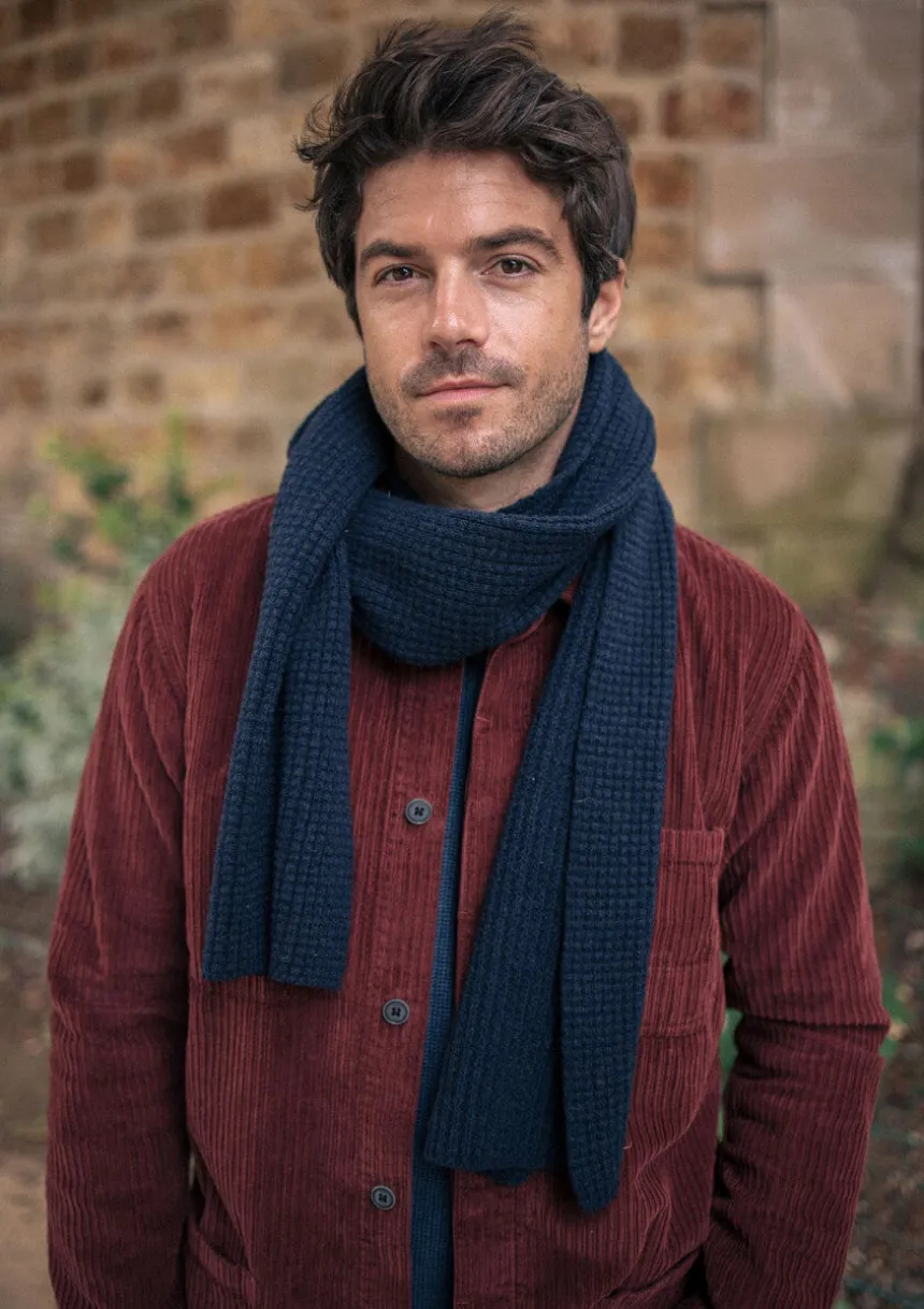 Montlimart ECHARPE GAUFRE Marine Clearance