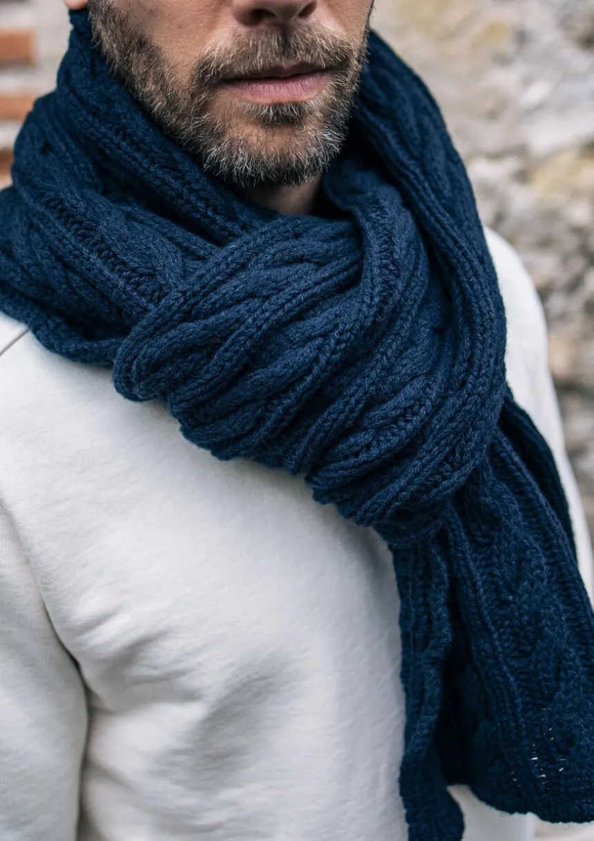 Montlimart ECHARPE TORSADE Marine Cheap