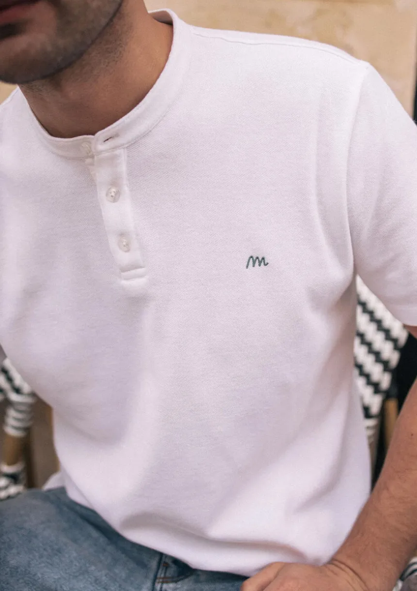 Montlimart POLO EMBLEME Blanc Clearance