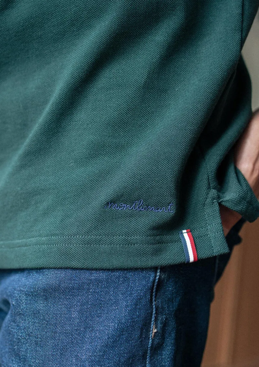 Montlimart POLO PARTAGE Vert Flash Sale