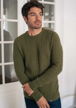 Montlimart PULL DAMIER Sauge Fashion