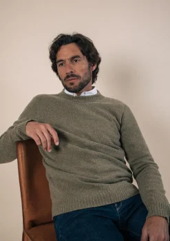 Montlimart PULL MASSIF Vert Best Sale