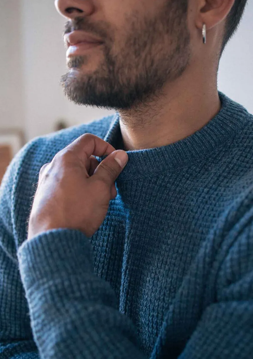 Montlimart PULL ORIGINE Bleu Sale