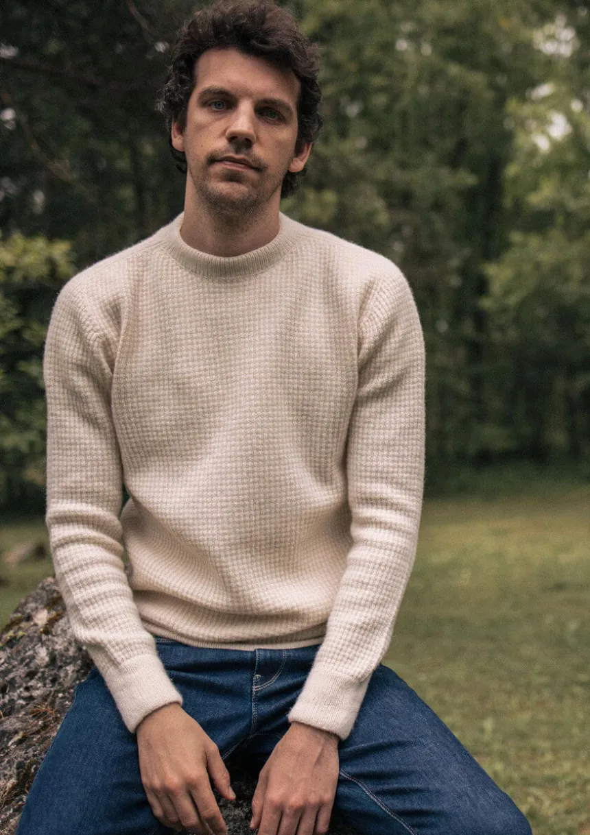 Montlimart PULL ORIGINE Ecru Hot