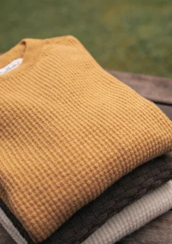 Montlimart PULL ORIGINE Jaune Fashion