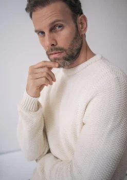 Montlimart PULL PLANETE Ecru Cheap