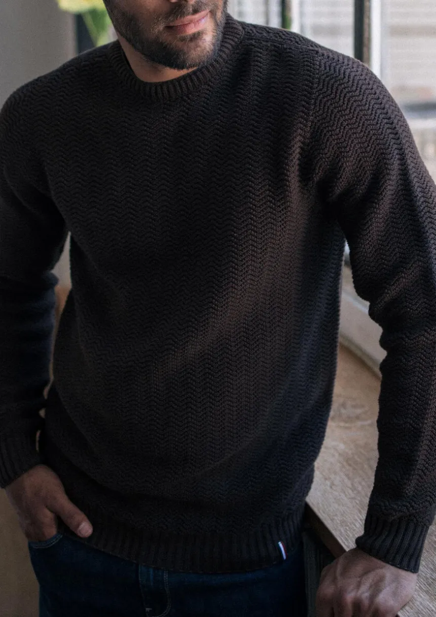 Montlimart PULL PLANETE Marron Sale