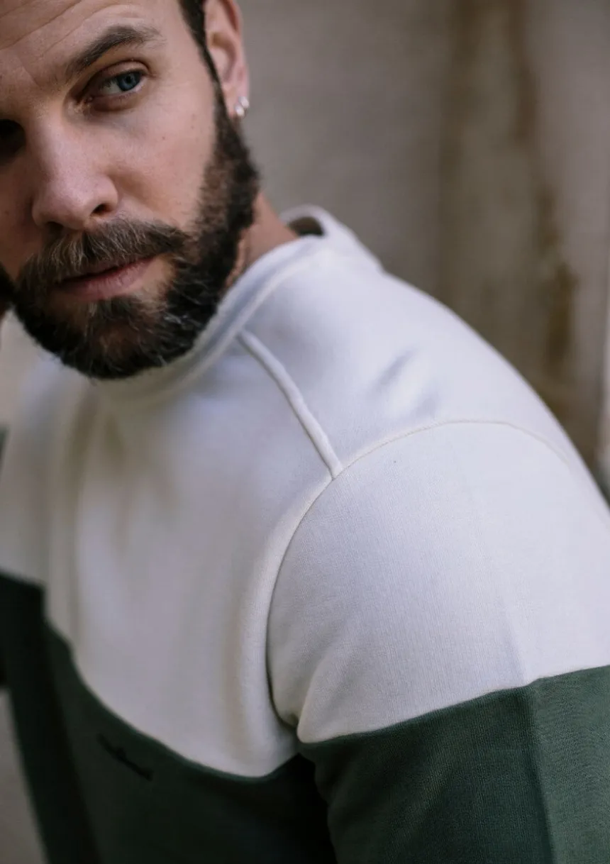 Montlimart SWEAT CLIMAT Kaki Clearance