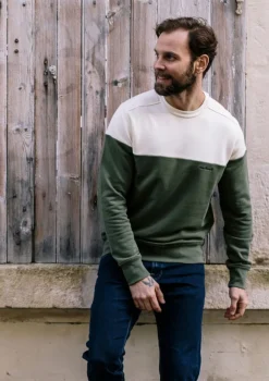 Montlimart SWEAT CLIMAT Kaki Clearance