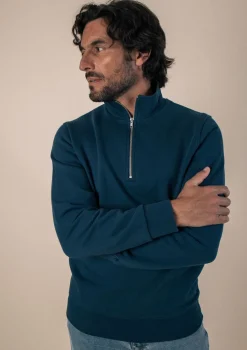 Montlimart SWEAT UNION Bleu Fashion