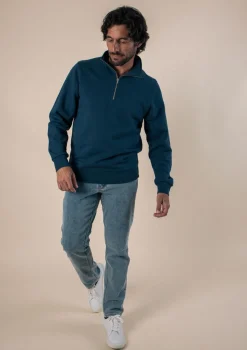 Montlimart SWEAT UNION Bleu Fashion