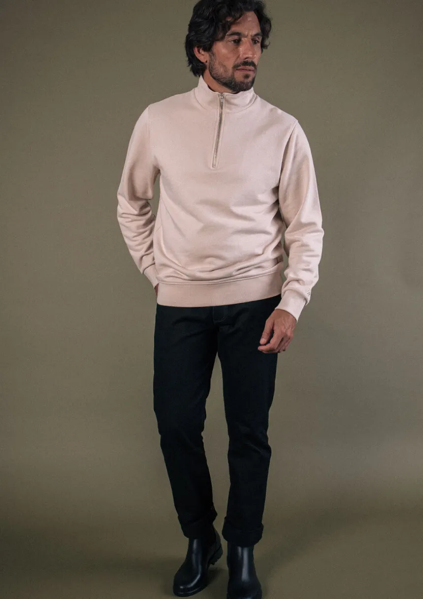 Montlimart SWEAT UNION Ecru Discount