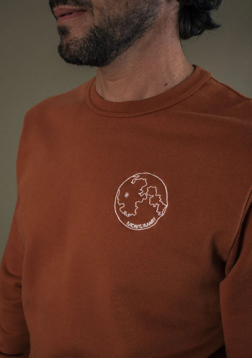 Montlimart SWEAT UNIVERS Orange New