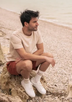 Montlimart T-SHIRT BLASON Beige Sale