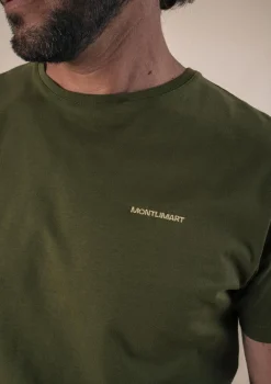 Montlimart T-SHIRT BLASON Vert Clearance