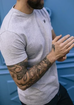 Montlimart T-SHIRT ESSAIM GRIS CHINE GrisChine Shop