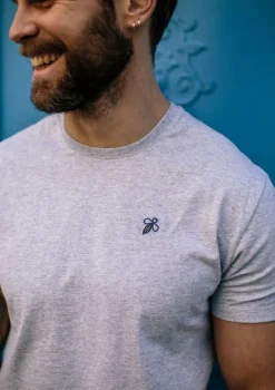Montlimart T-SHIRT ESSAIM GRIS CHINE GrisChine Shop
