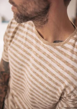 Montlimart T-SHIRT ESTIVAL Beige/Ecru Hot