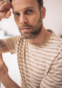 Montlimart T-SHIRT ESTIVAL Beige/Ecru Hot