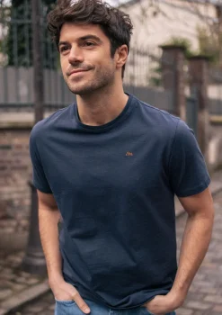 Montlimart T-SHIRT HERITAGE BLEU MARINE BleuMarine Fashion