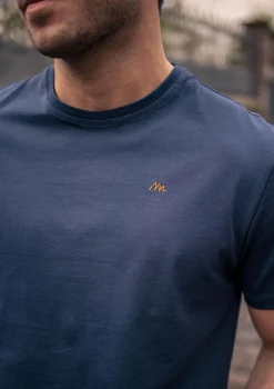 Montlimart T-SHIRT HERITAGE BLEU MARINE BleuMarine Fashion