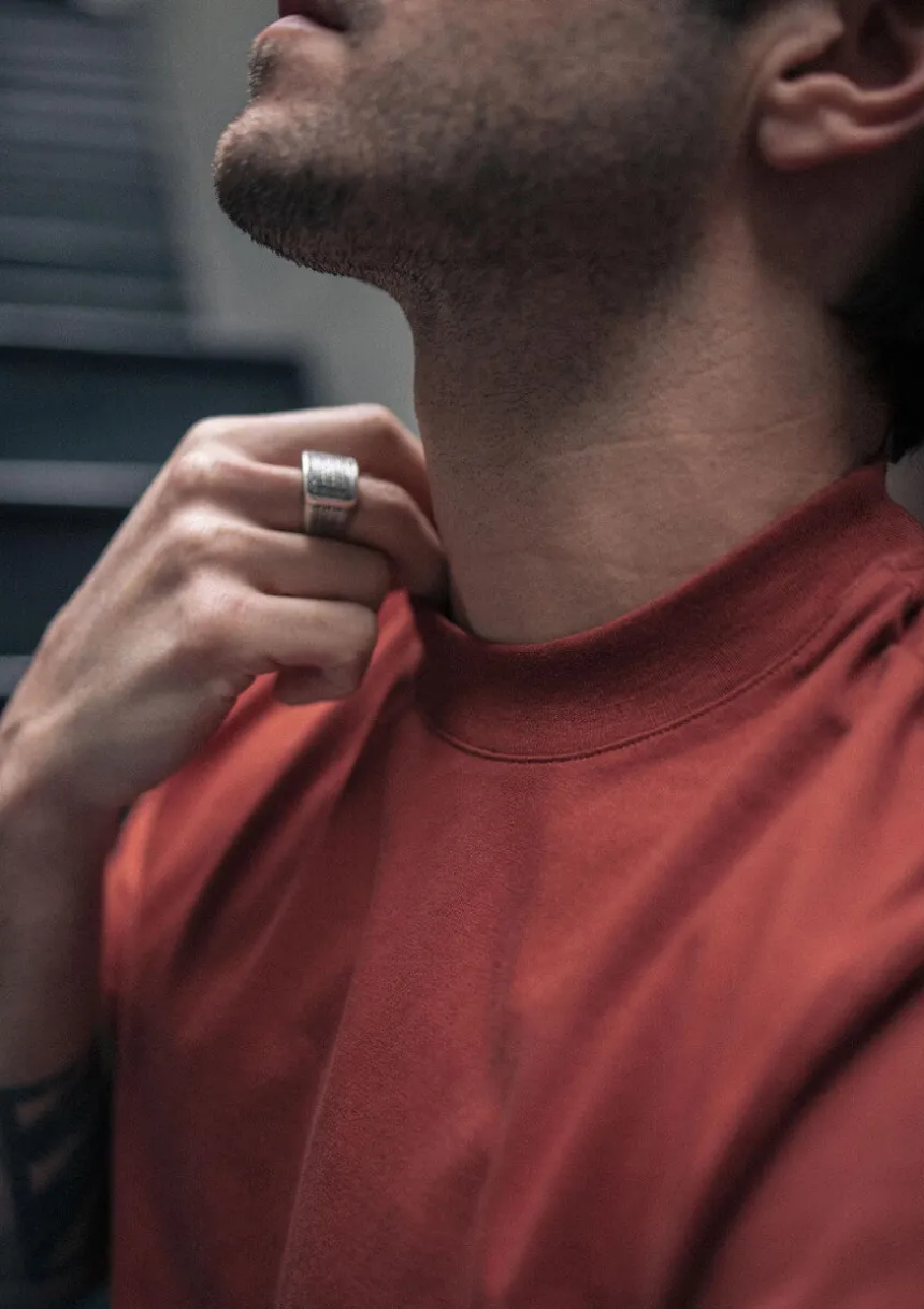 Montlimart T-SHIRT MINERAI Terracotta Clearance