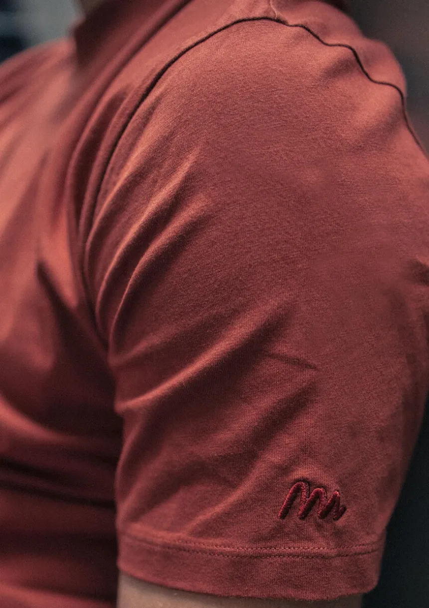 Montlimart T-SHIRT MINERAI Terracotta Clearance
