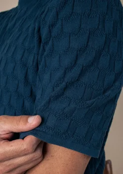 Montlimart T-SHIRT POLYGONE Bleu Online