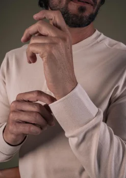 Montlimart T-SHIRT RESPECT Ecru Fashion